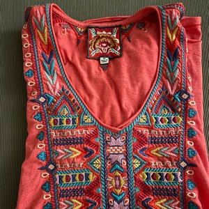 Johnny Was Cotton Tunic, Size M